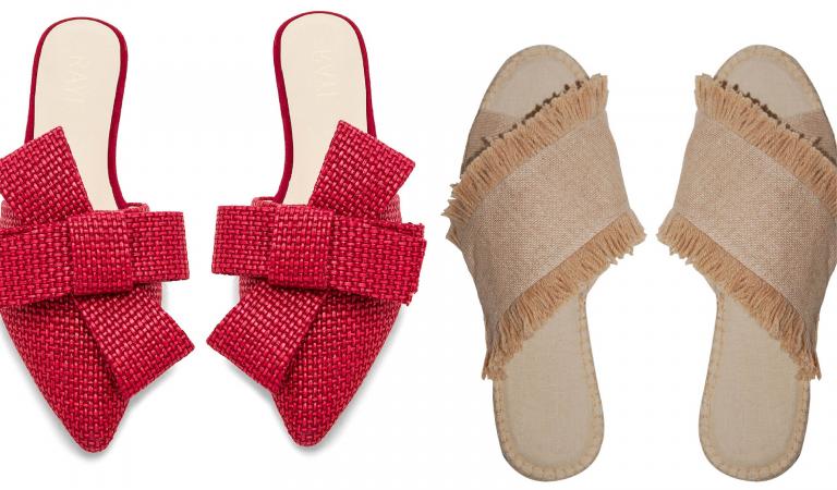 WOVEN SLIDES AND SANDALS WOVEN SLIDES AND SANDALS