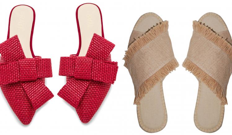 WOVEN SLIDES AND SANDALS WOVEN SLIDES AND SANDALS