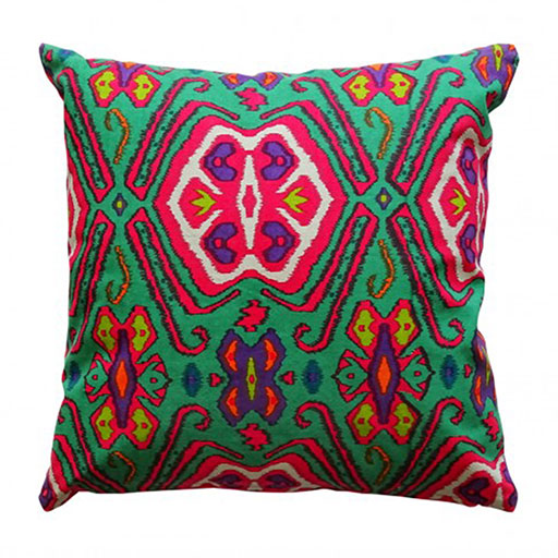 Multicoloured Ikat Cushion
