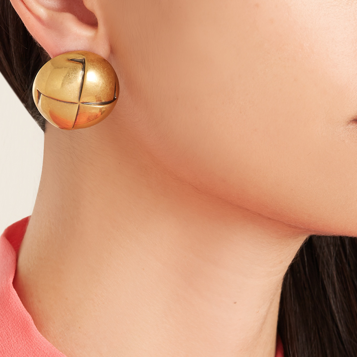 Button Earrings
