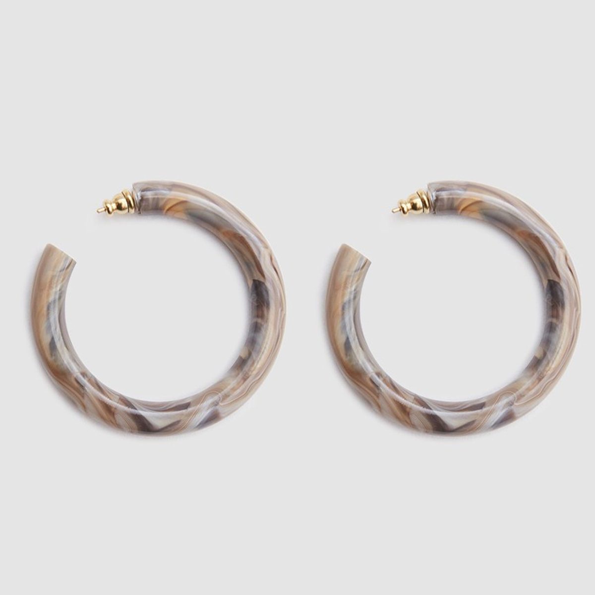 Olympics hoop earrings 