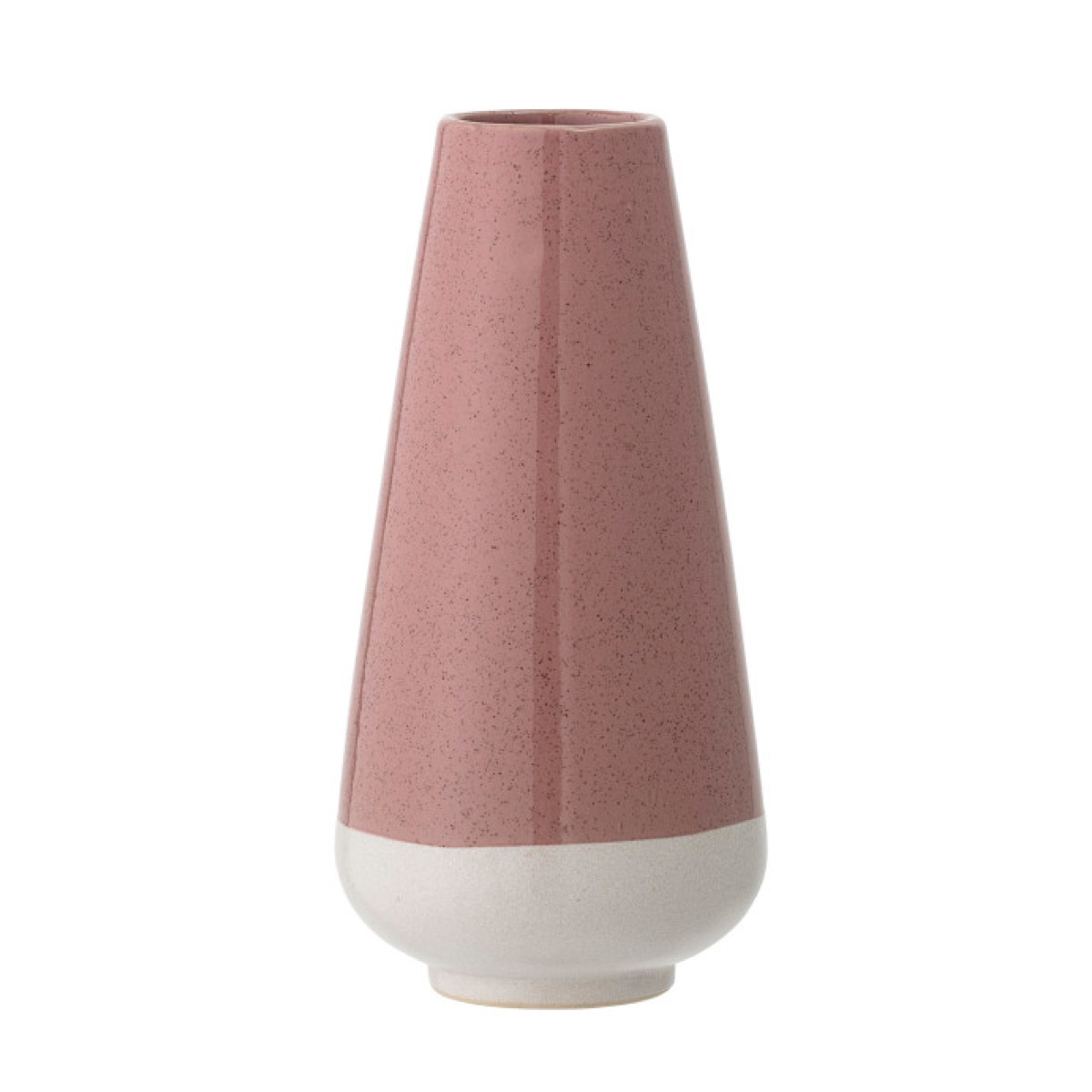 Rose stoneware vase