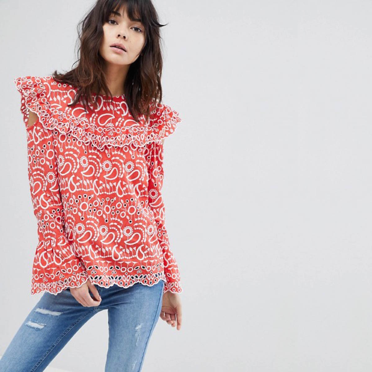 Cold Shoulder Blouse