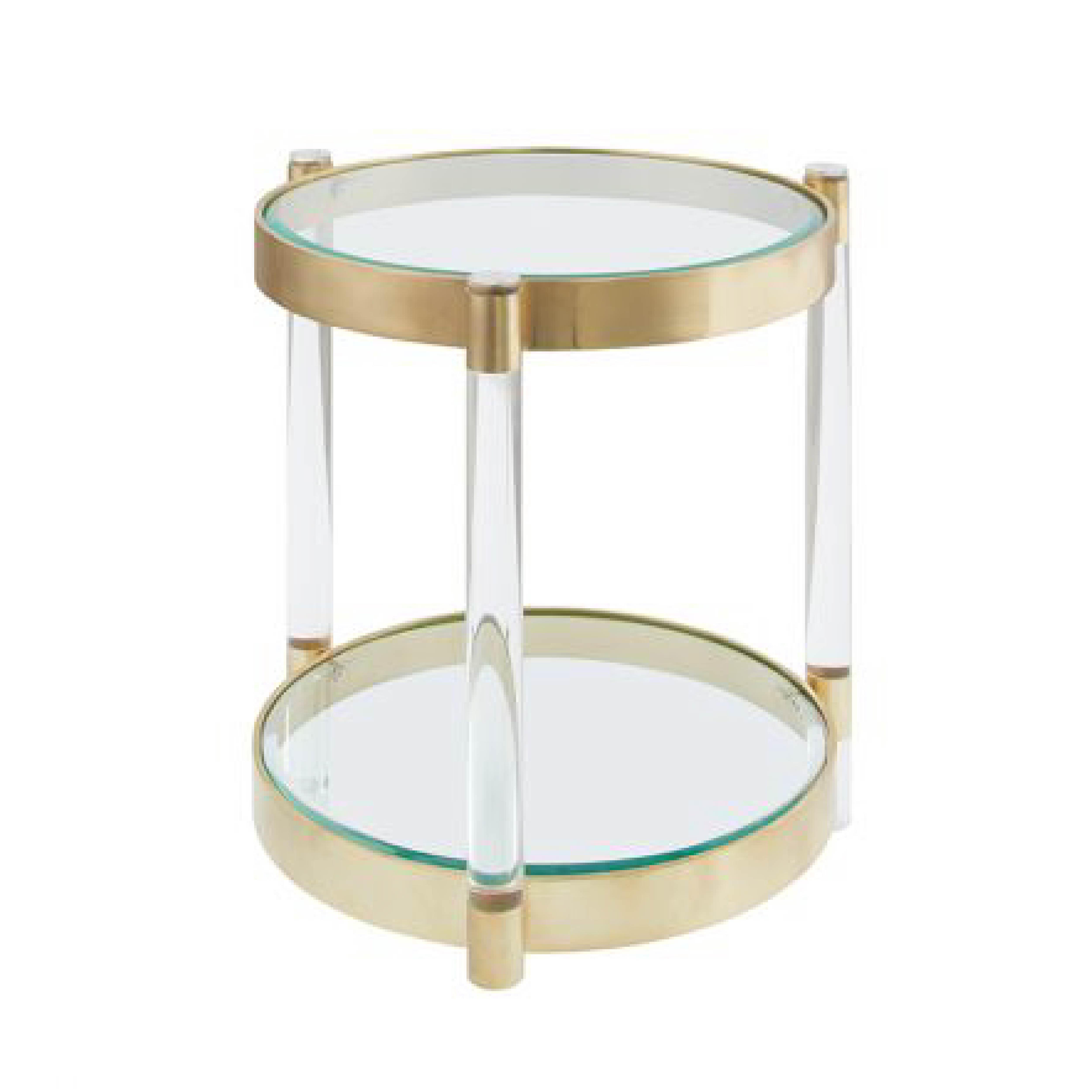Lucite side table