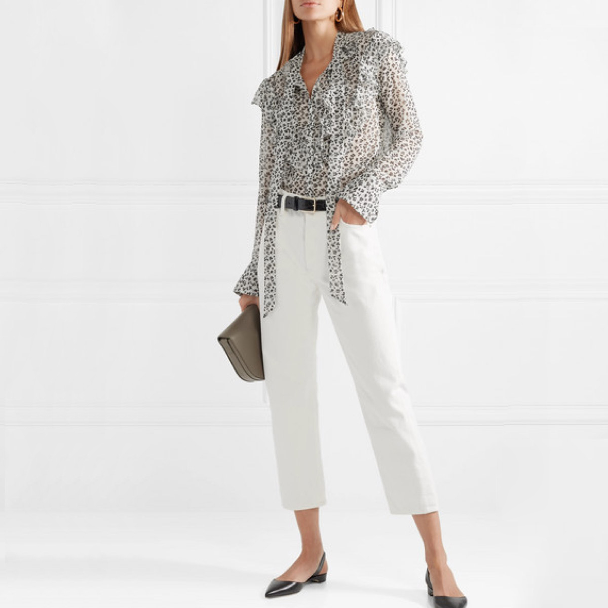 Floral-Print Blouse