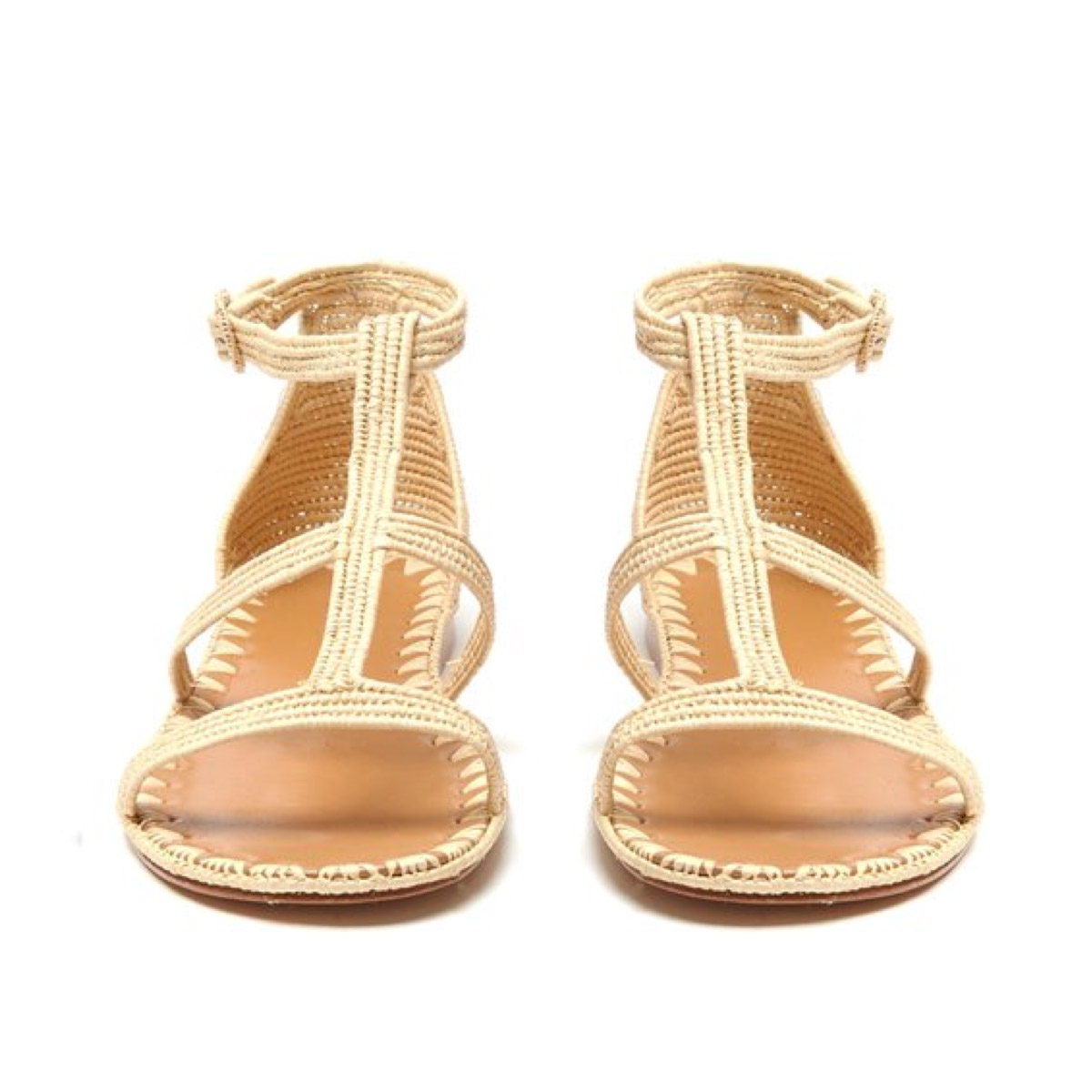 Faux Raffia Sandals