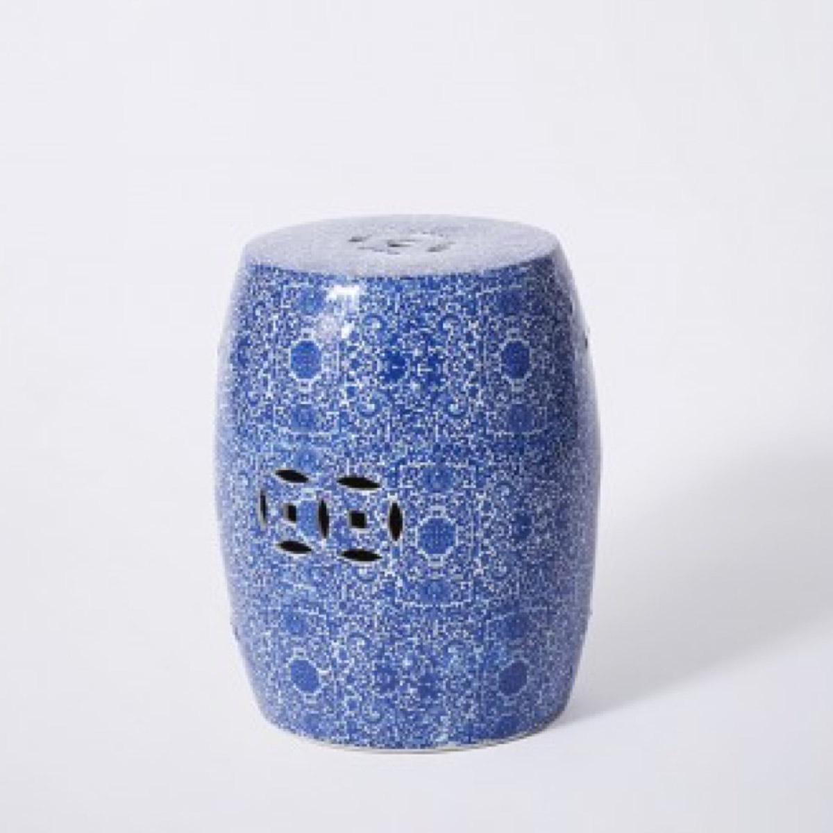 fine print floral stool