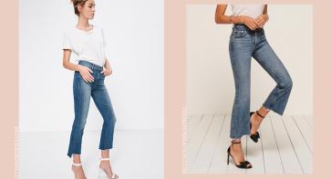 Denim and White