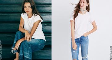 5 White Tees