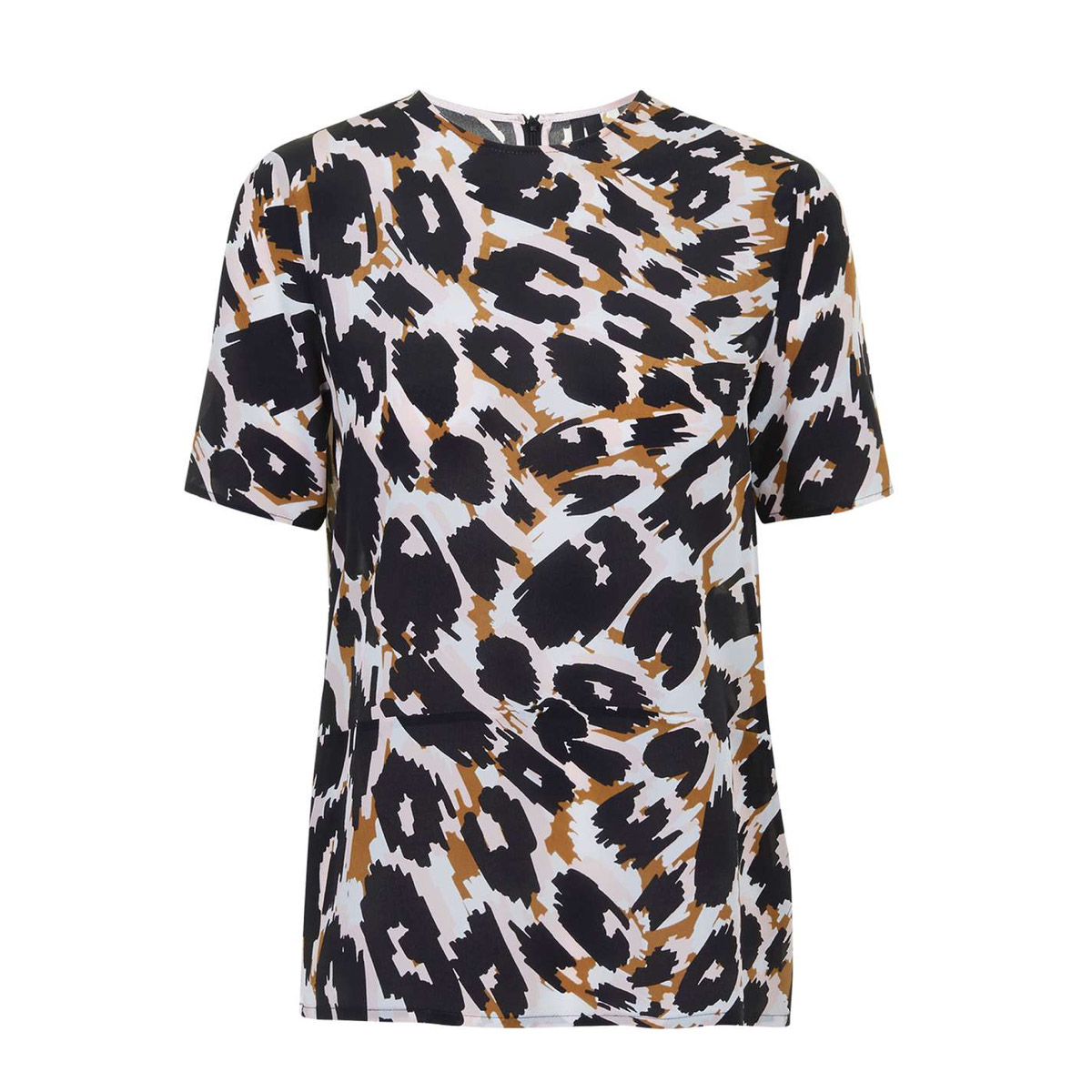 Leopard Silk Tee