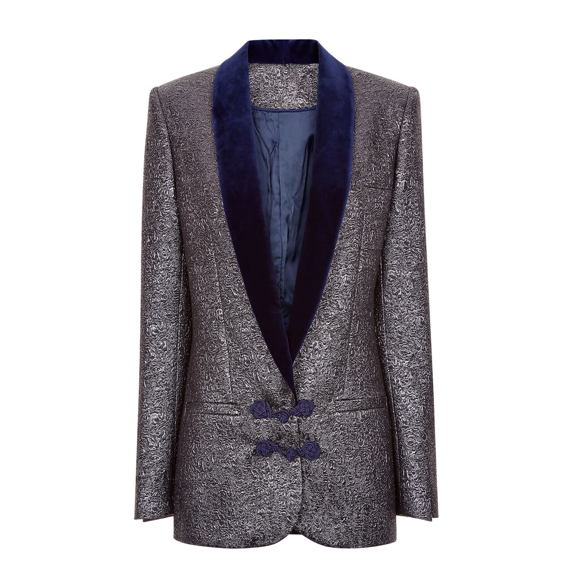 Silver Brocade Dinner Jacket