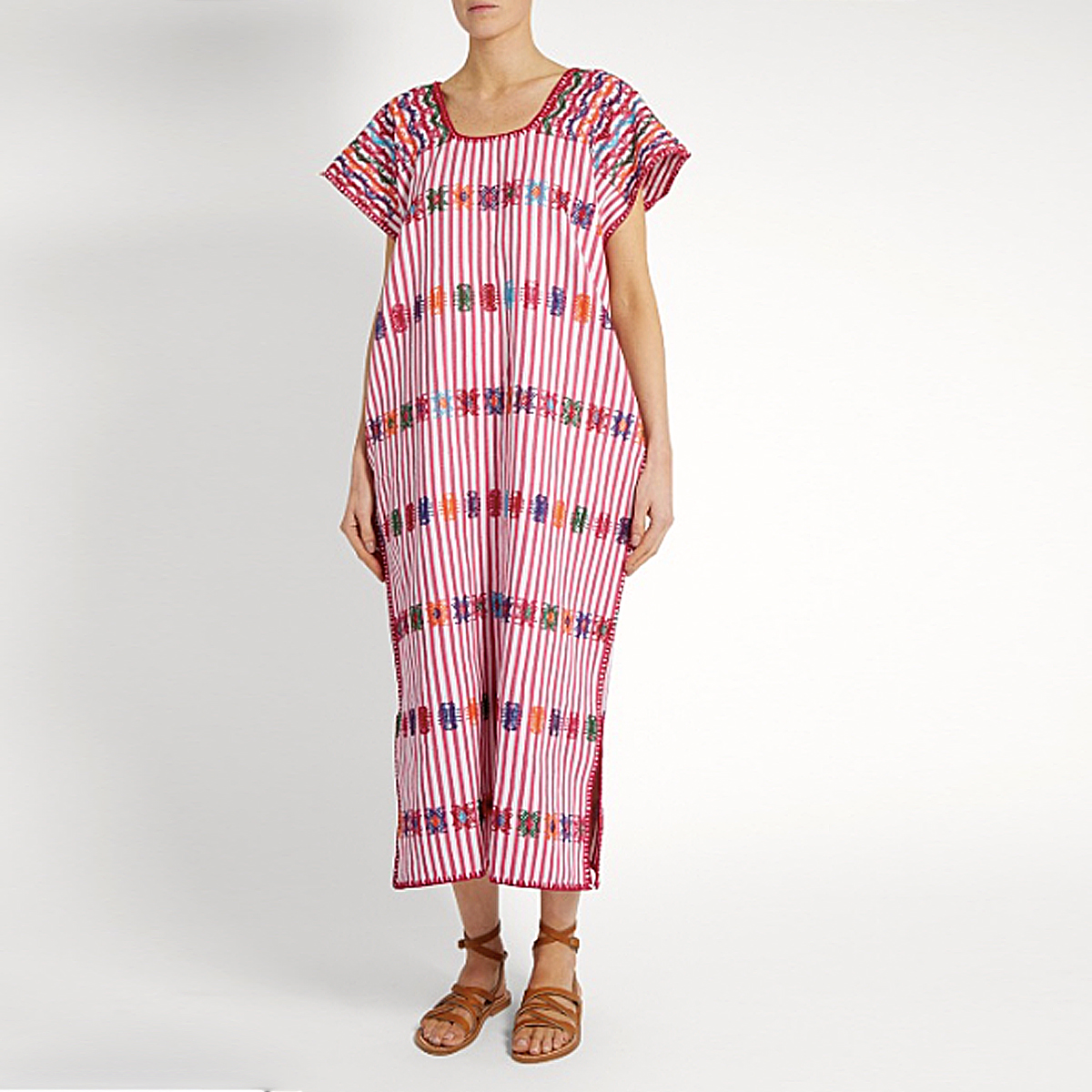 No.13 Embroidered Cotton Kaftan
